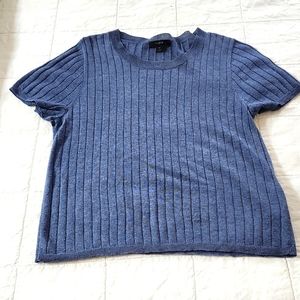 JCrew Women's cropped silk and cashmere blend t-shirt size medium